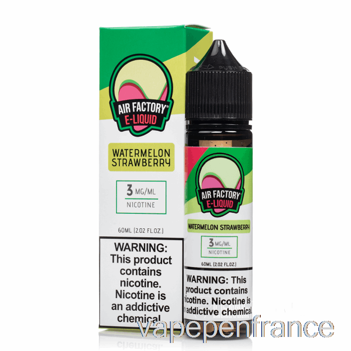 Fraise Pastèque - Usine D'air - Stylo Vape 60 Ml 6 Mg